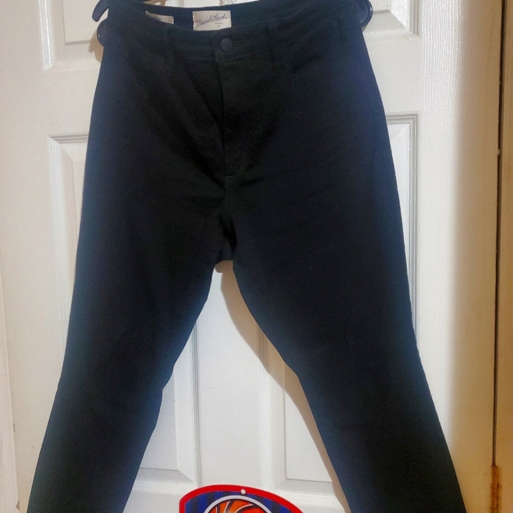 Black, high rise jeans, size 12 Regular